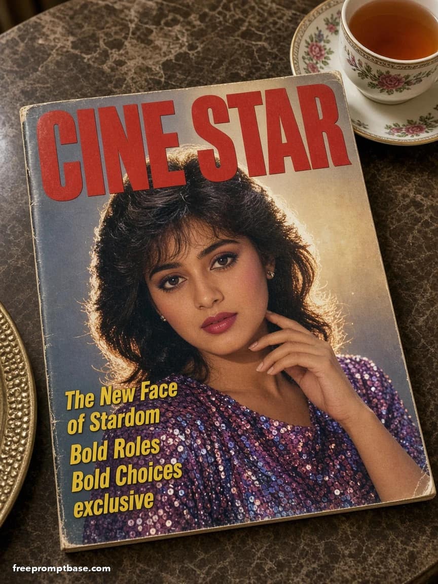ChatGPT 1980s Photo Prompt: Film Magazine Cover, image 4