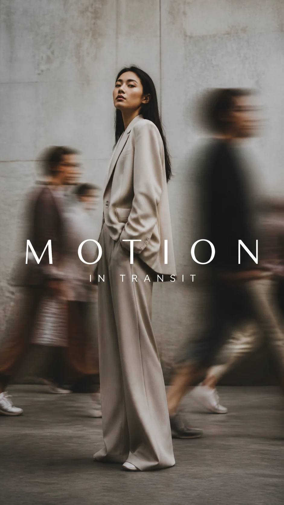 Slow-Shutter Motion Blur Editorial Poster Prompt, image 3