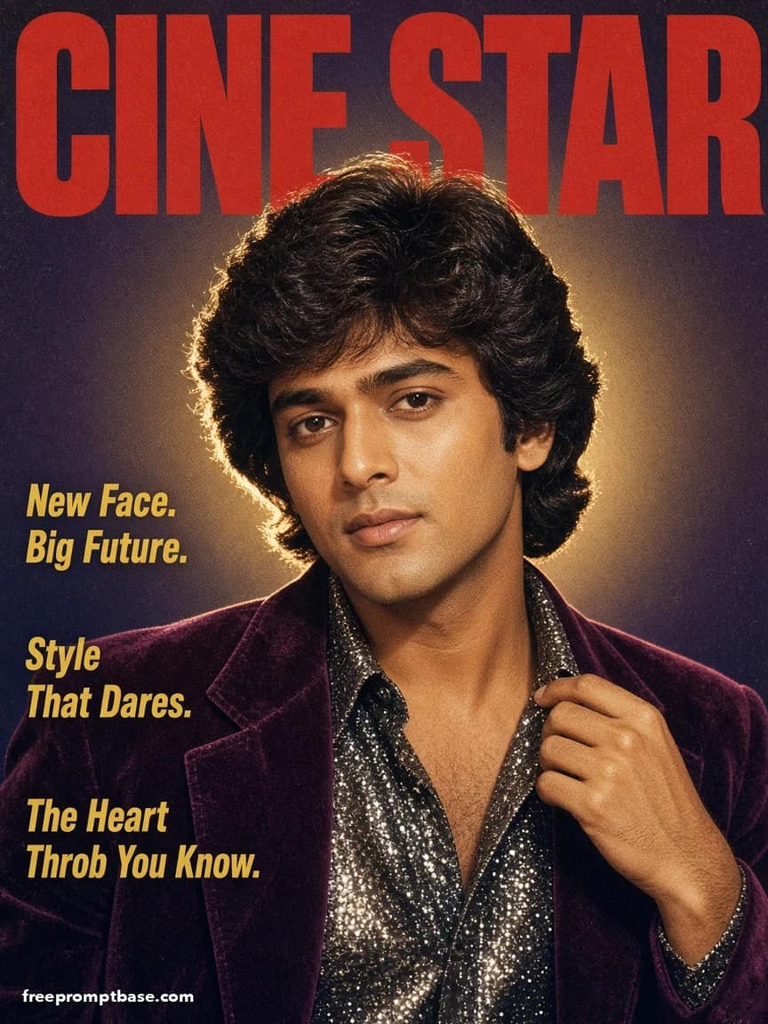 ChatGPT 1980s Photo Prompt: Film Magazine Cover, image 2