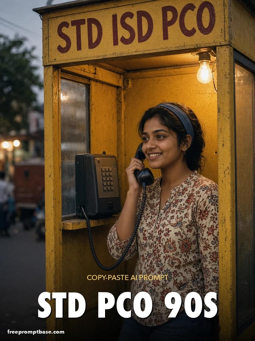 ChatGPT 90s Prompt: Yellow STD Phone Booth Photo Edit, image 1