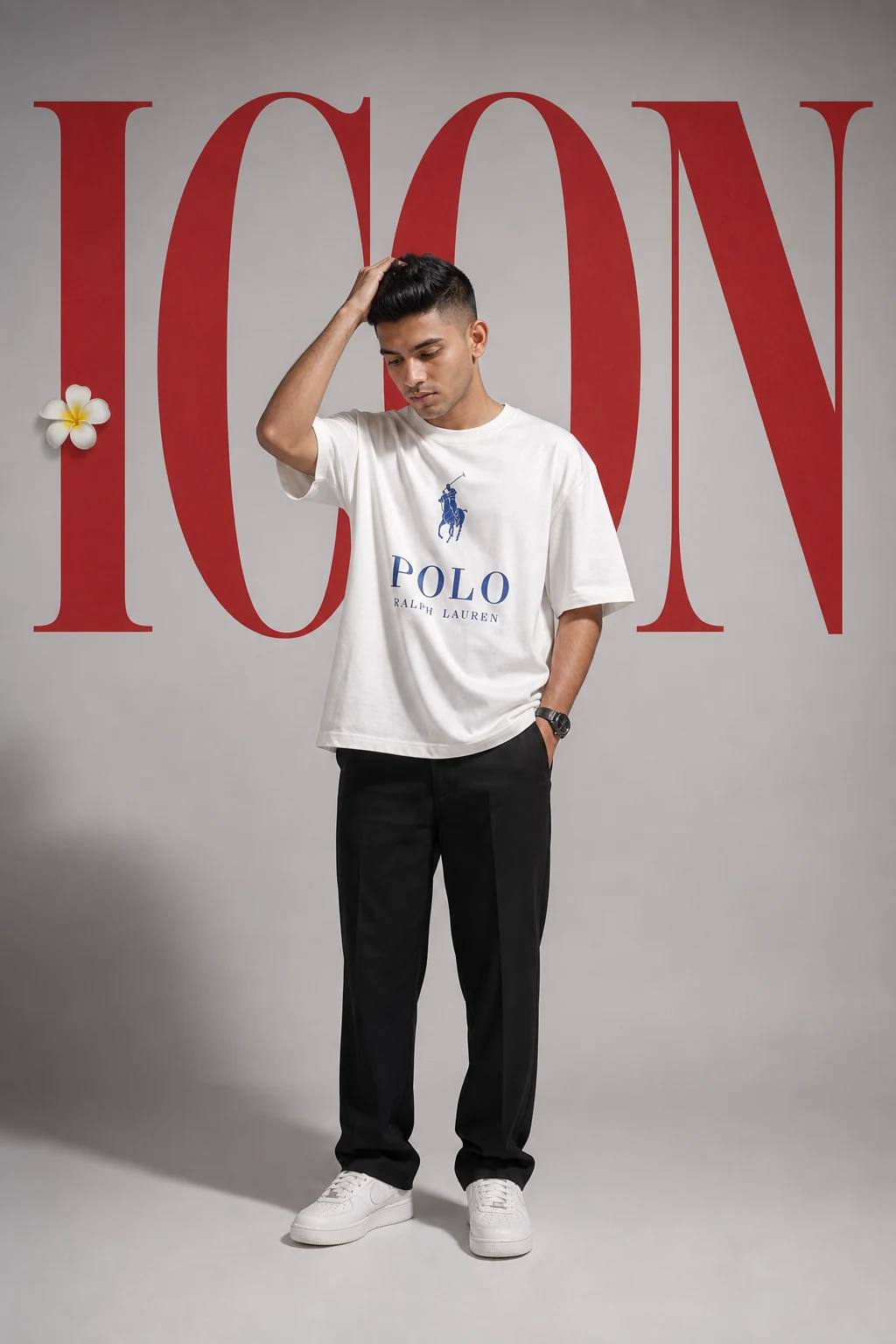 Luxury Studio Bold Typography Editorial Prompt, image 2