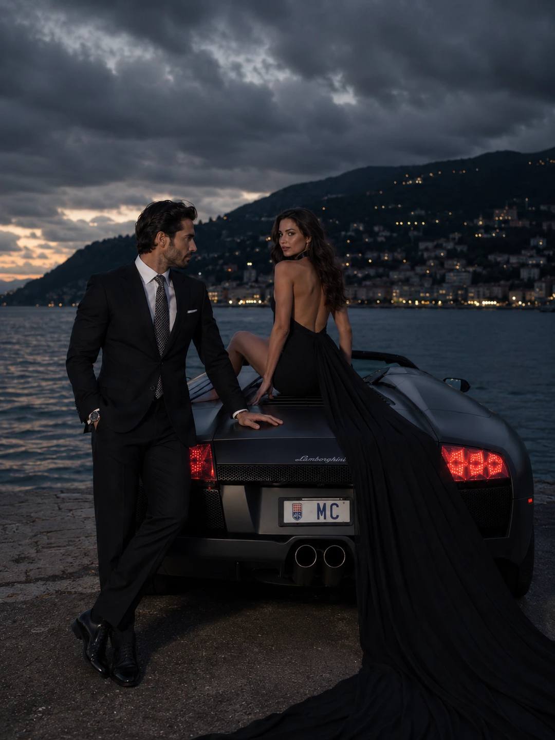 Luxury Car Couple – Gemini AI Photo Prompt, image 3
