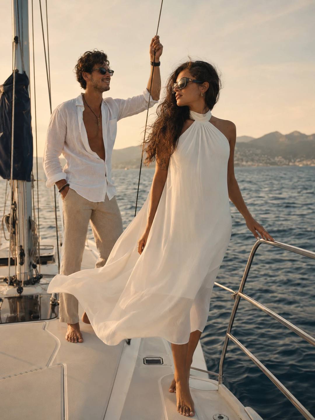 Yacht Deck Couple – Gemini AI Photo Prompt, image 2