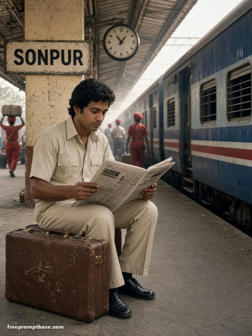 80s Photo Prompt Trending: Vintage Railway Platform Edit, image 3