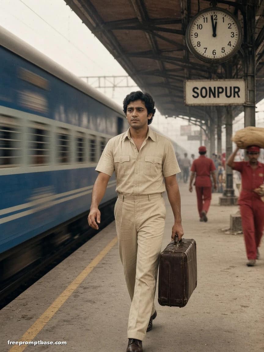 80s Photo Prompt Trending: Vintage Railway Platform Edit, image 4