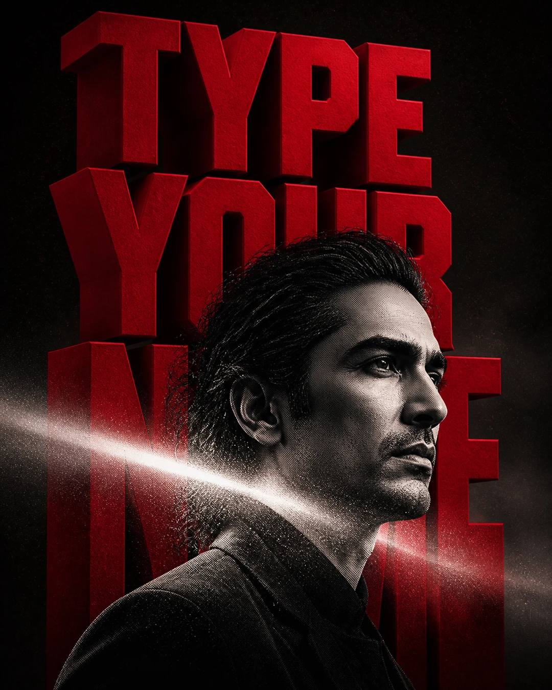 Cinematic Double-Exposure Portrait Poster Prompt, image 4