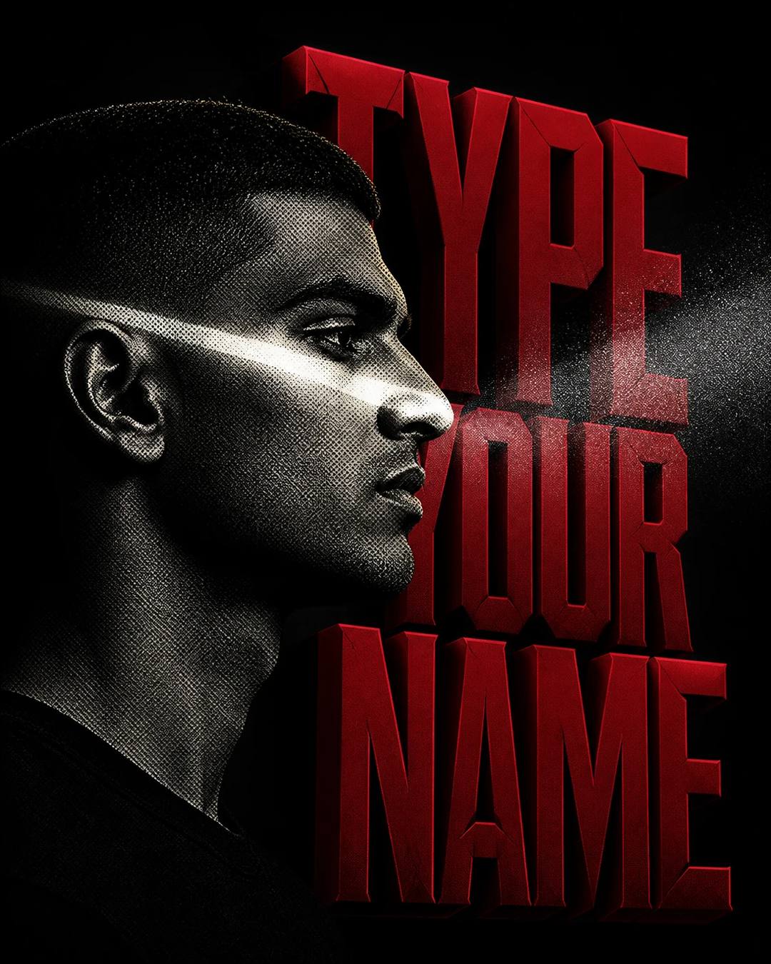 Cinematic Double-Exposure Portrait Poster Prompt, image 3