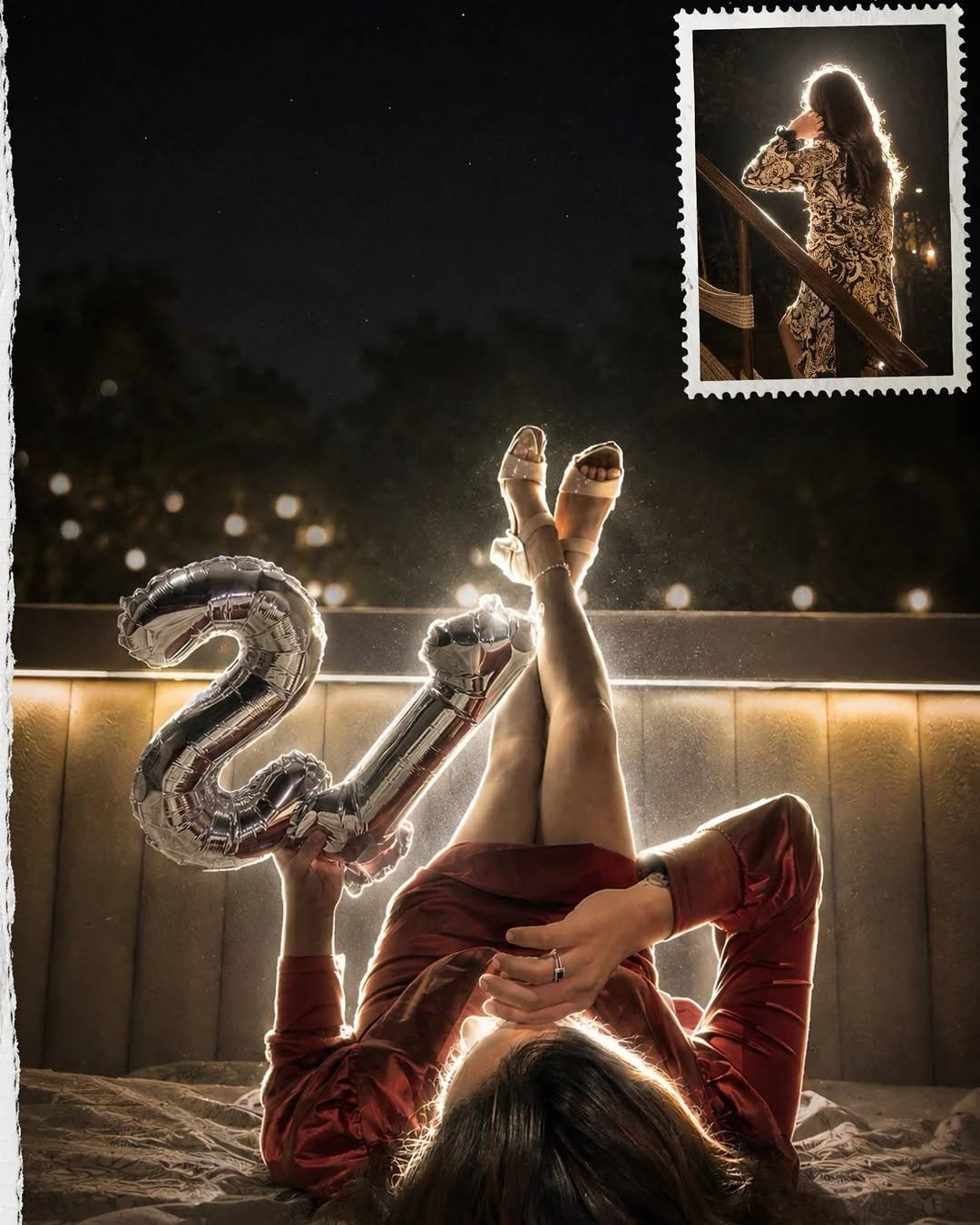 Back-Flash Night Portrait – Gemini AI Photo Prompt, image 4