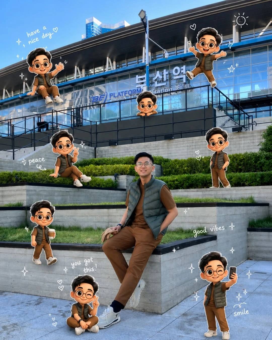 Pixar Chibi Scrapbook Collage – Gemini AI Photo Prompt, image 4