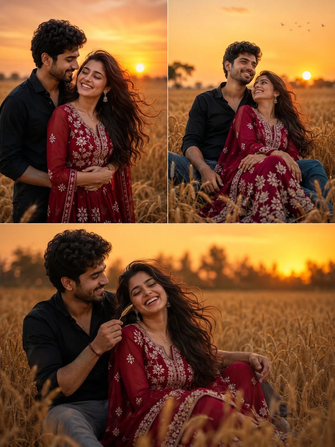 Wheat Field Couple – Gemini AI Photo Prompt, image 3