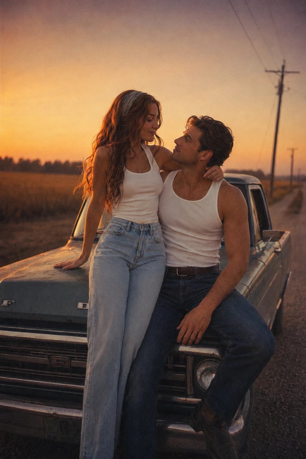 Vintage Truck Couple – Gemini AI Photo Prompt, image 4