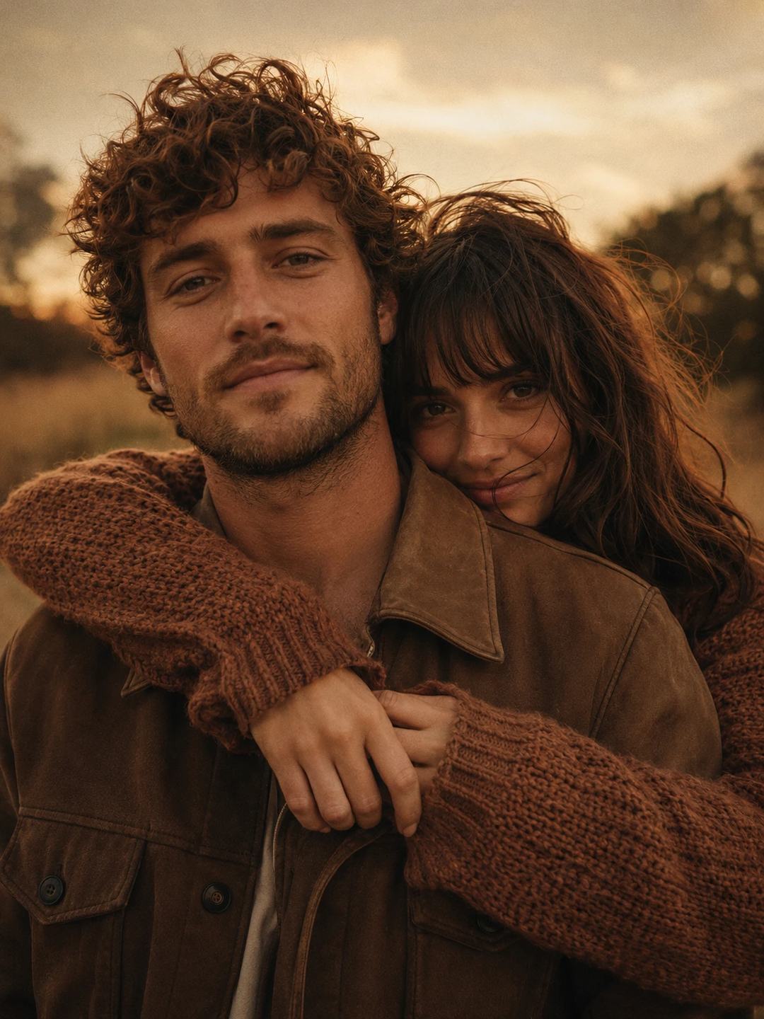 Golden Hour Couple Portrait – Gemini AI Photo Prompt, image 1