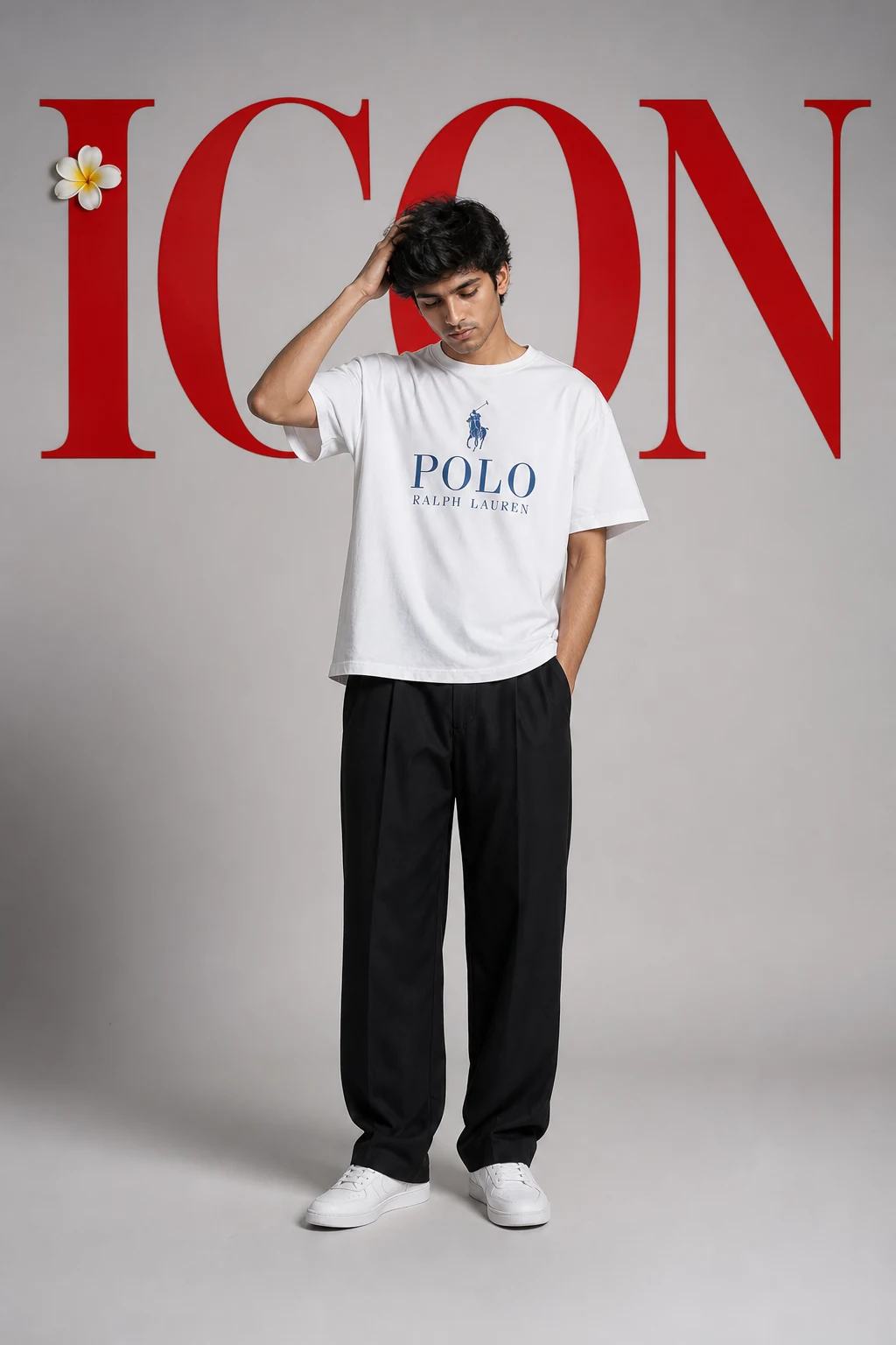 Luxury Studio Bold Typography Editorial Prompt, image 1