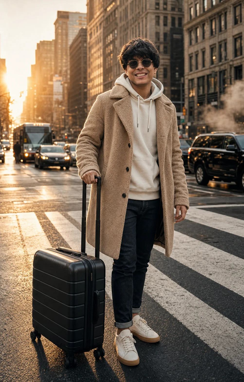 Gemini AI Traveler Street Portrait Photo Editing Prompt — image 1