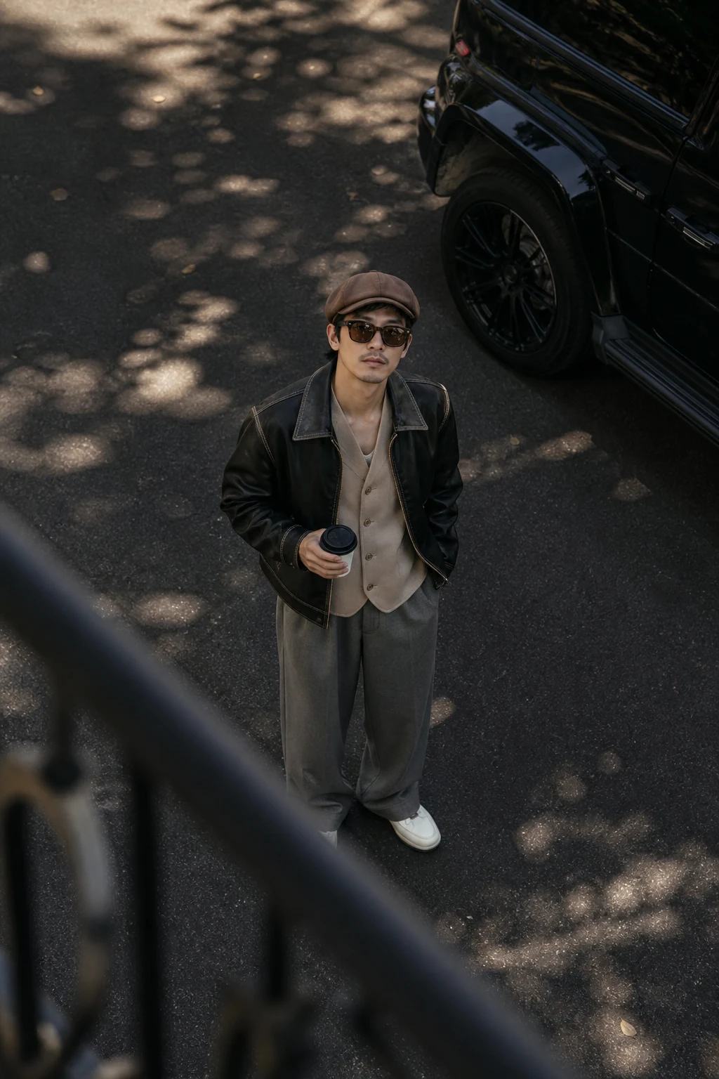 High Angle Street Style Editorial Photo Prompt, image 4