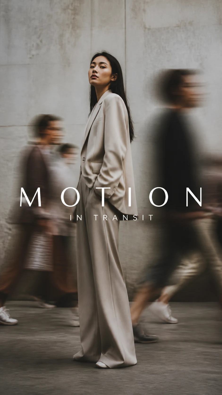 Slow-Shutter Motion Blur Editorial Poster Prompt, image 3