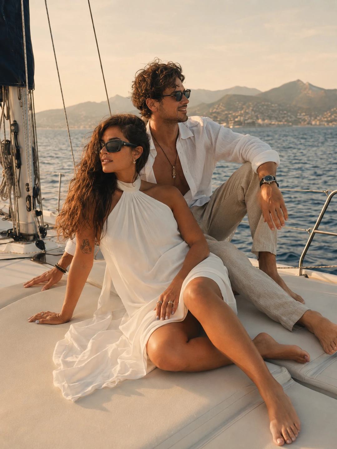 Yacht Deck Couple – Gemini AI Photo Prompt, image 3