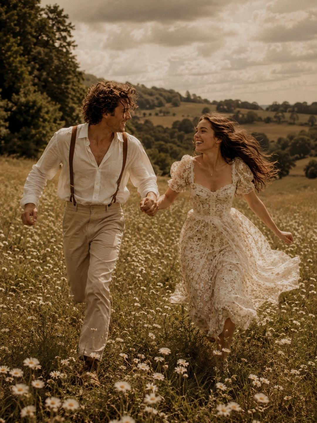 Couple Prompt (Wildflower Meadow) – Gemini AI Photo — image 1