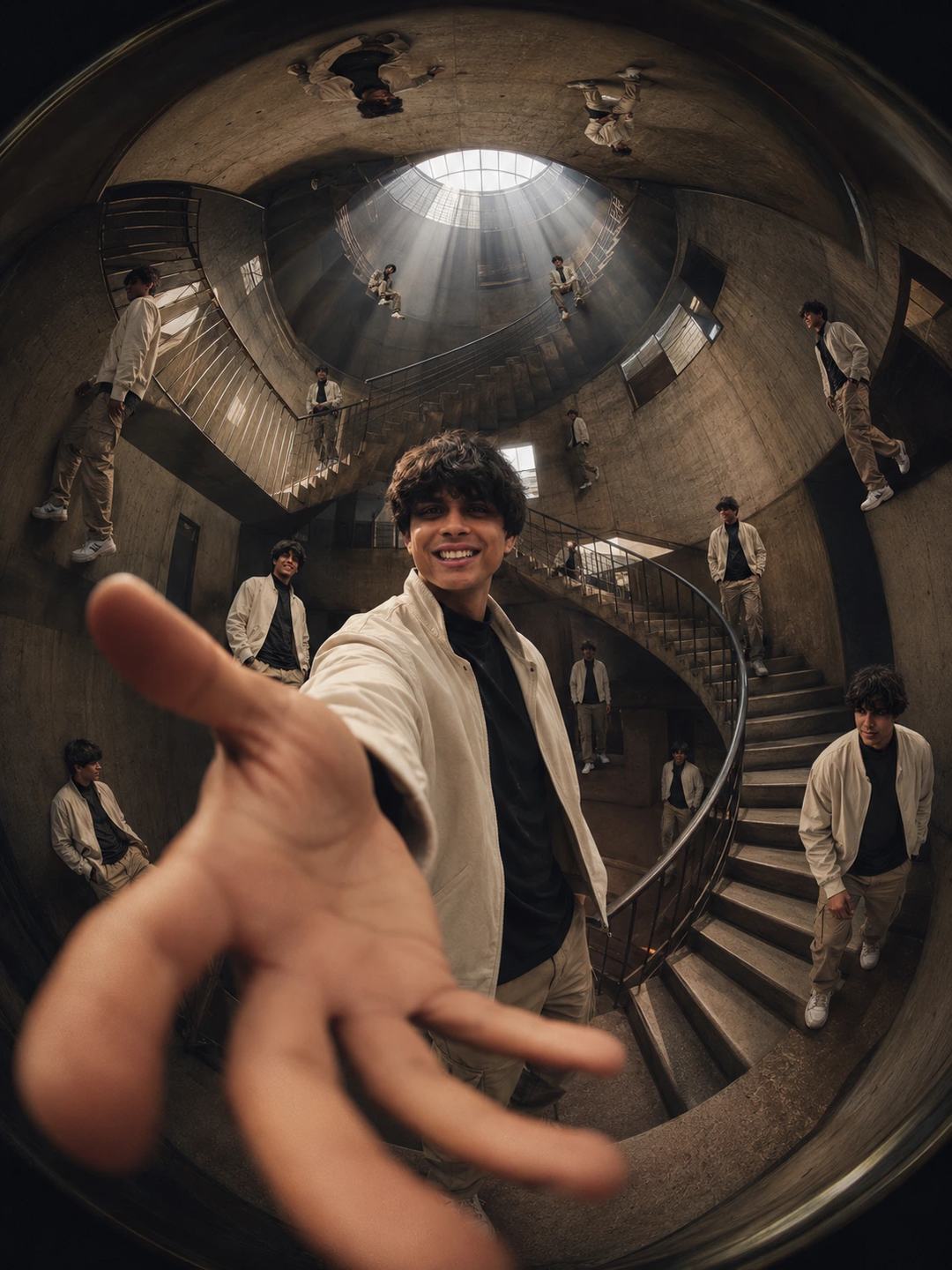 Fisheye Lens Portrait – Gemini AI Photo Prompt, image 4