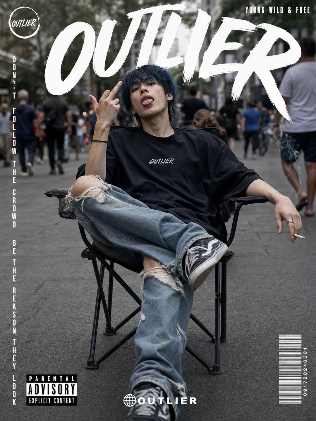 Hyper-Realistic Urban Streetwear Poster AI Prompt — image 1
