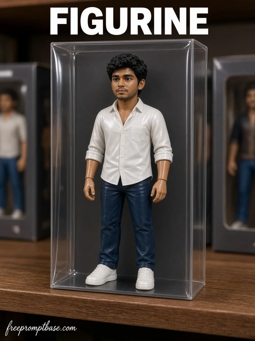 Nano Banana AI 3D Figurine Prompt for Gemini App, image 1
