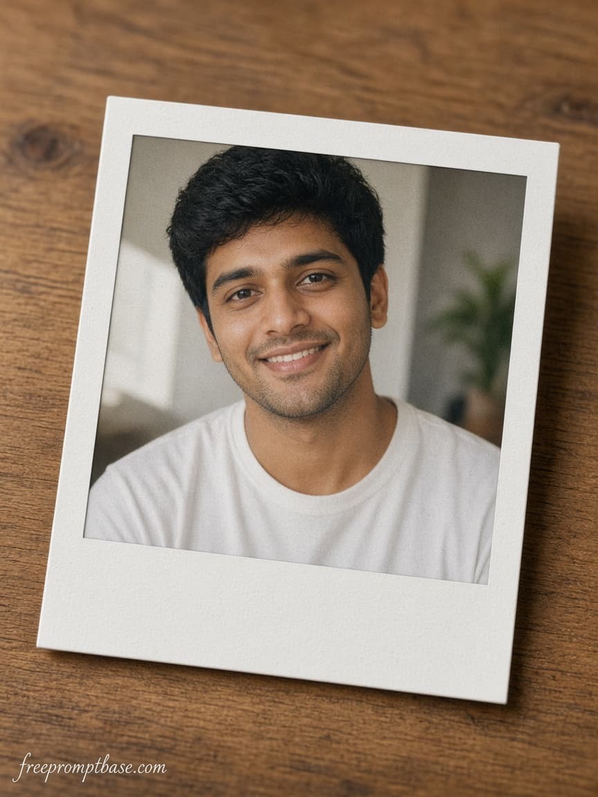 Polaroid Younger Self ChatGPT Photo Editing Prompt, image 2
