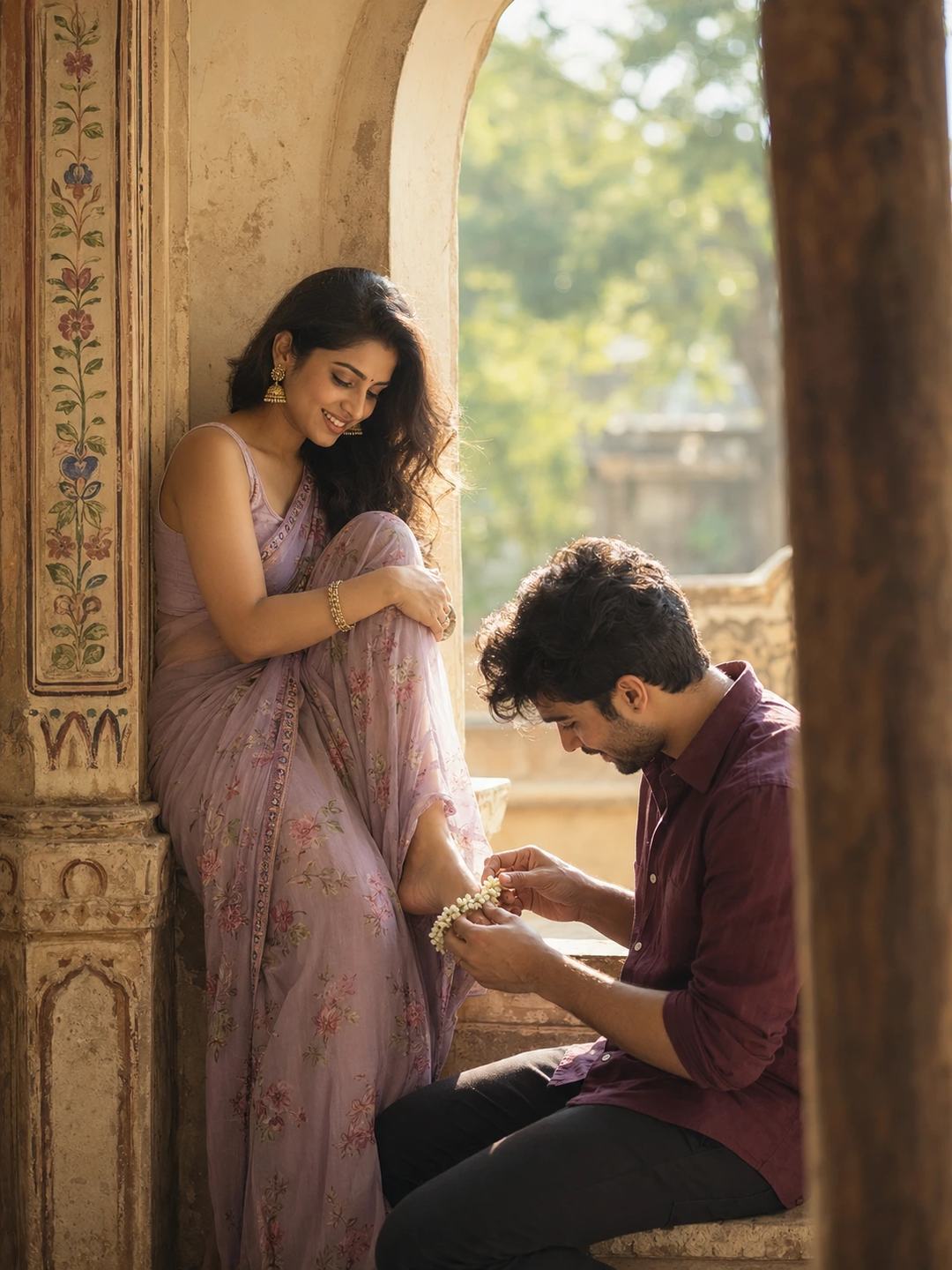 Jasmine Anklet Couple – Gemini AI Photo Prompt, image 3
