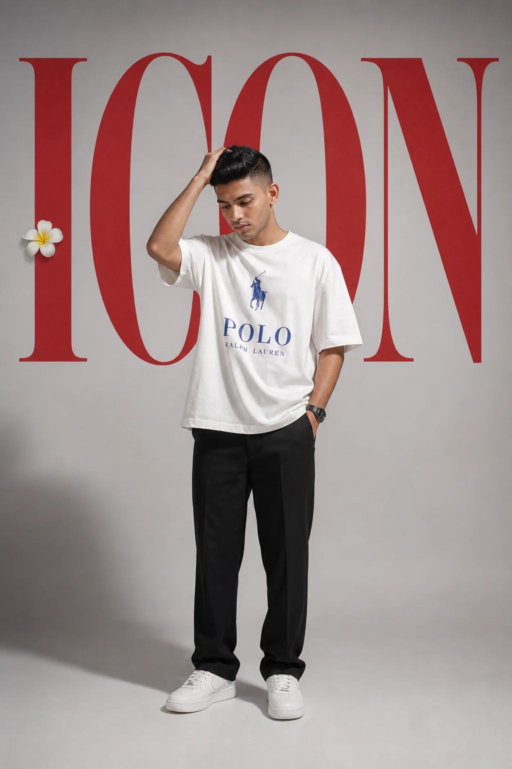 Luxury Studio Bold Typography Editorial Prompt, image 2