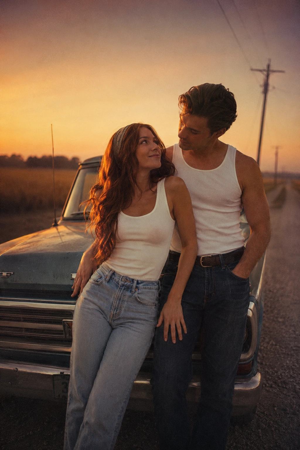 Vintage Truck Couple – Gemini AI Photo Prompt, image 3