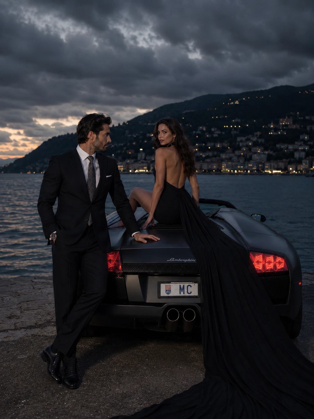 Luxury Car Couple – Gemini AI Photo Prompt, image 3