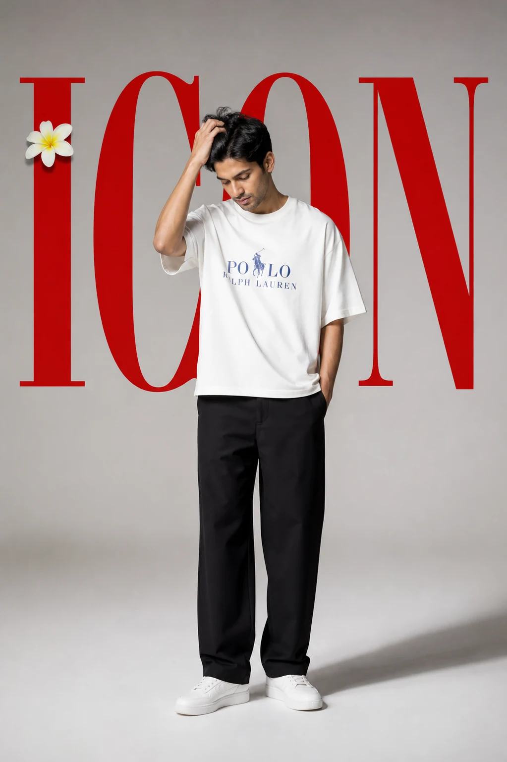 Luxury Studio Bold Typography Editorial Prompt, image 4