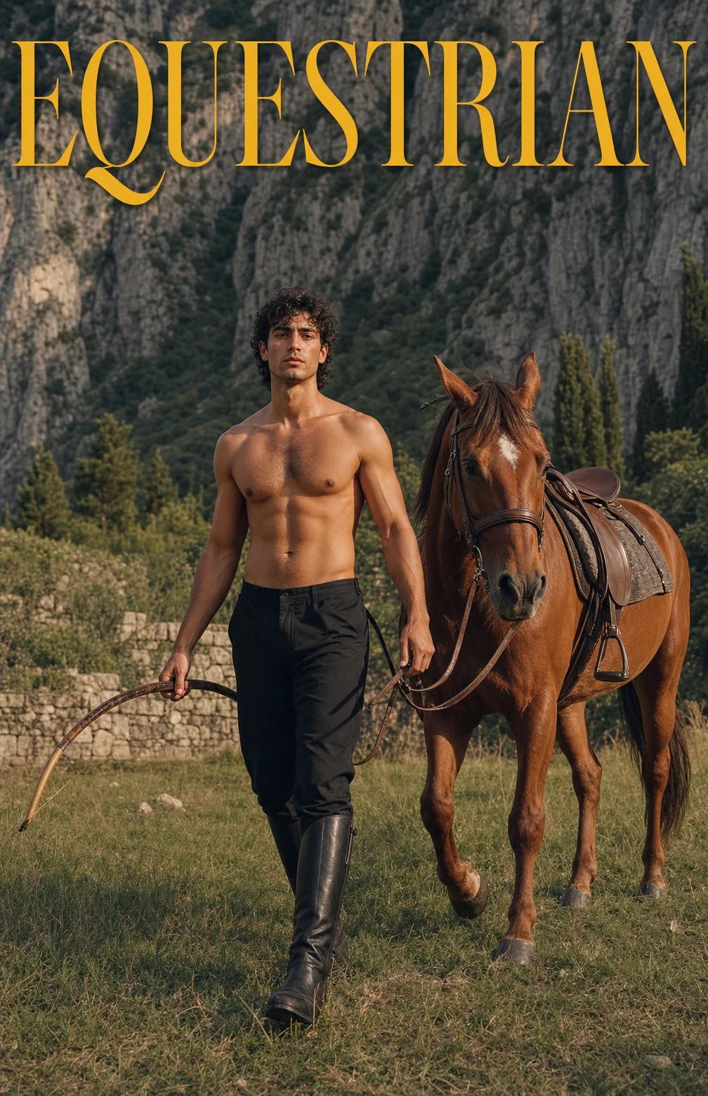 Cinematic Equestrian Portrait AI Photo Prompt, image 1