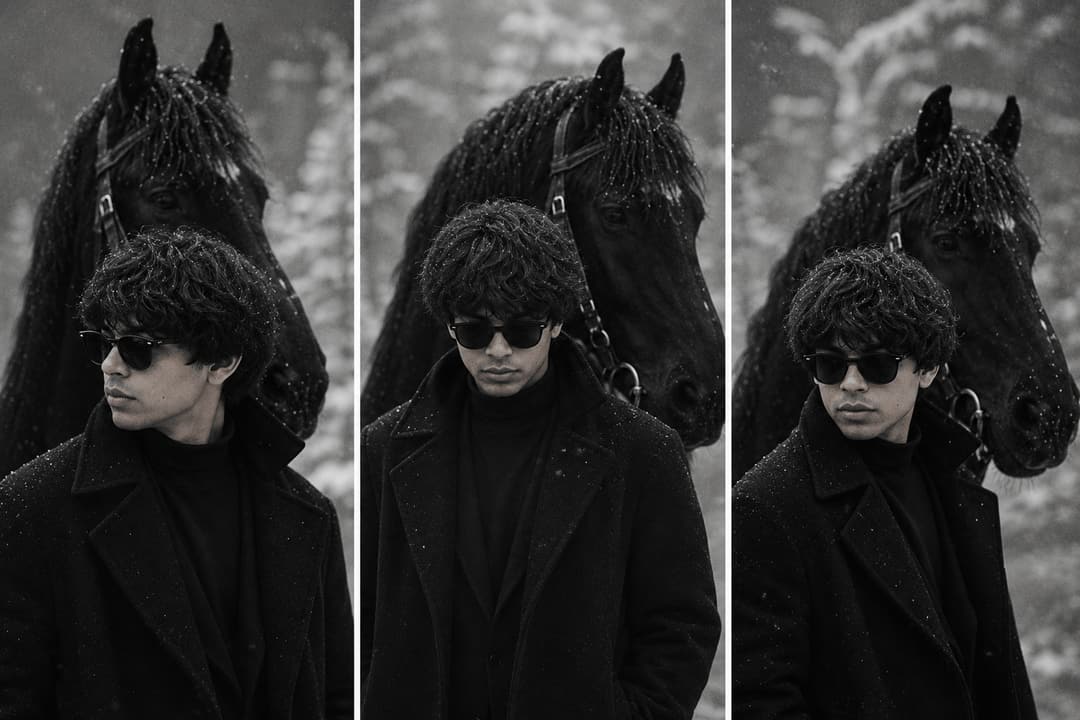 Winter Horse Portrait – Gemini AI Photo Prompt — image 2