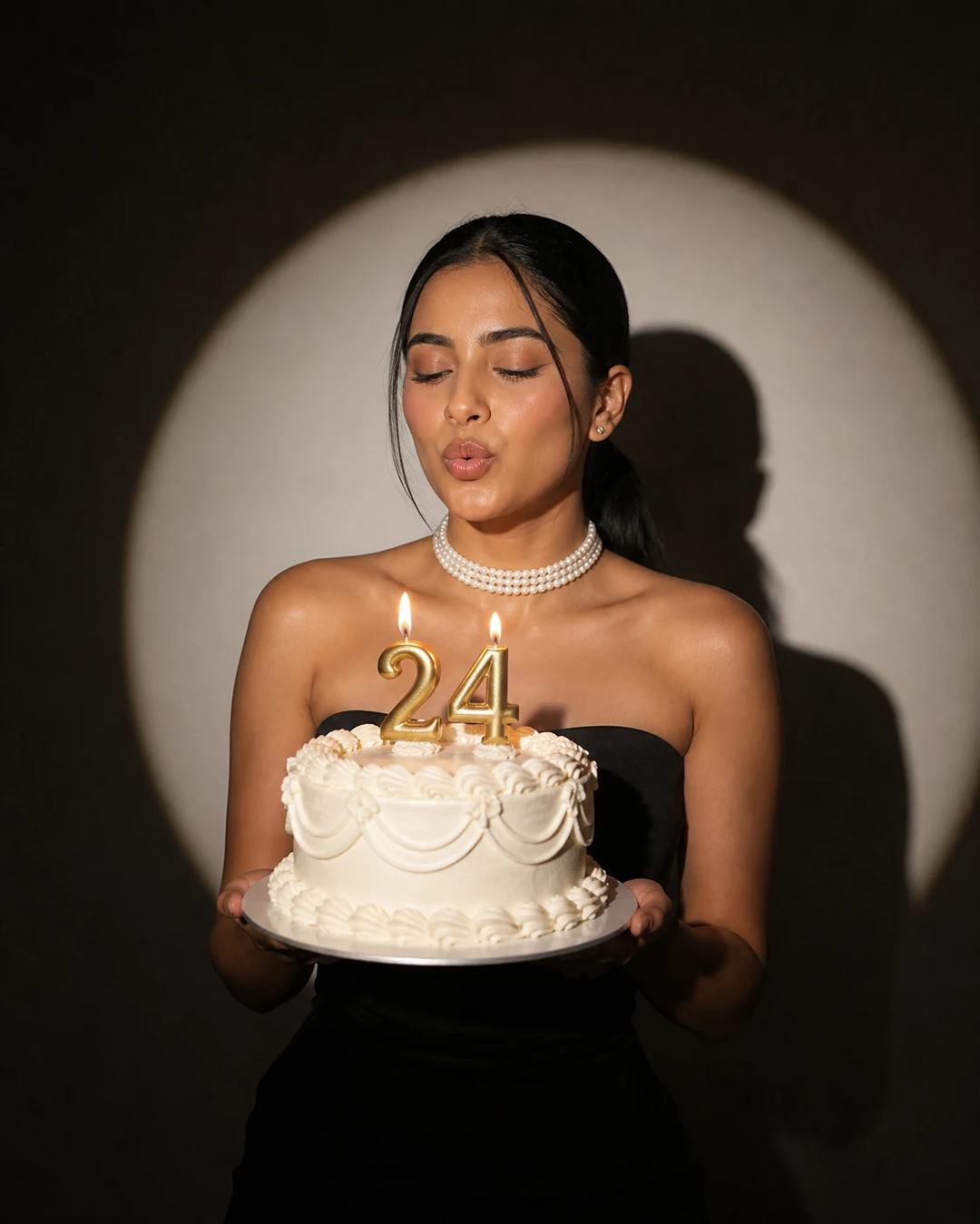 Birthday Candle-Blow Portrait 24 Photo Prompt, image 1