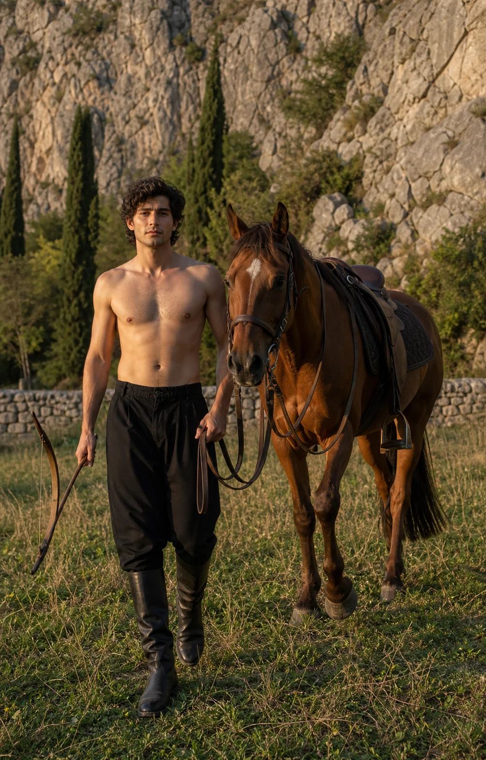 Cinematic Equestrian Portrait AI Photo Prompt, image 4