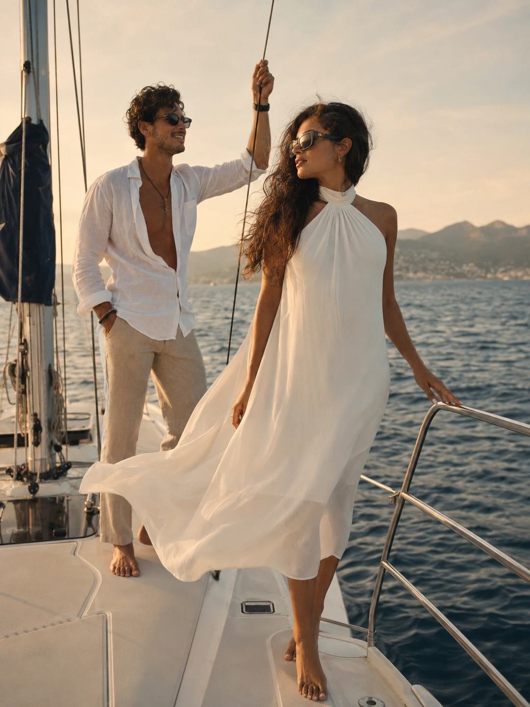 Yacht Deck Couple – Gemini AI Photo Prompt, image 2