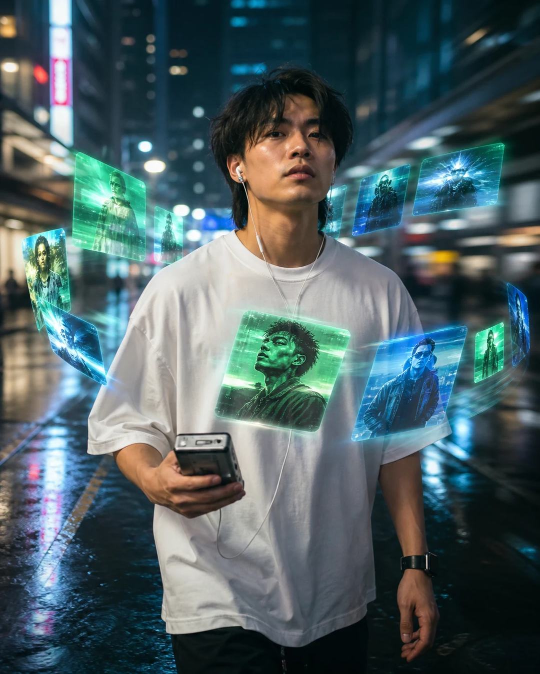 Urban Rhythm Holographic Music Walk Photo Prompt — image 4