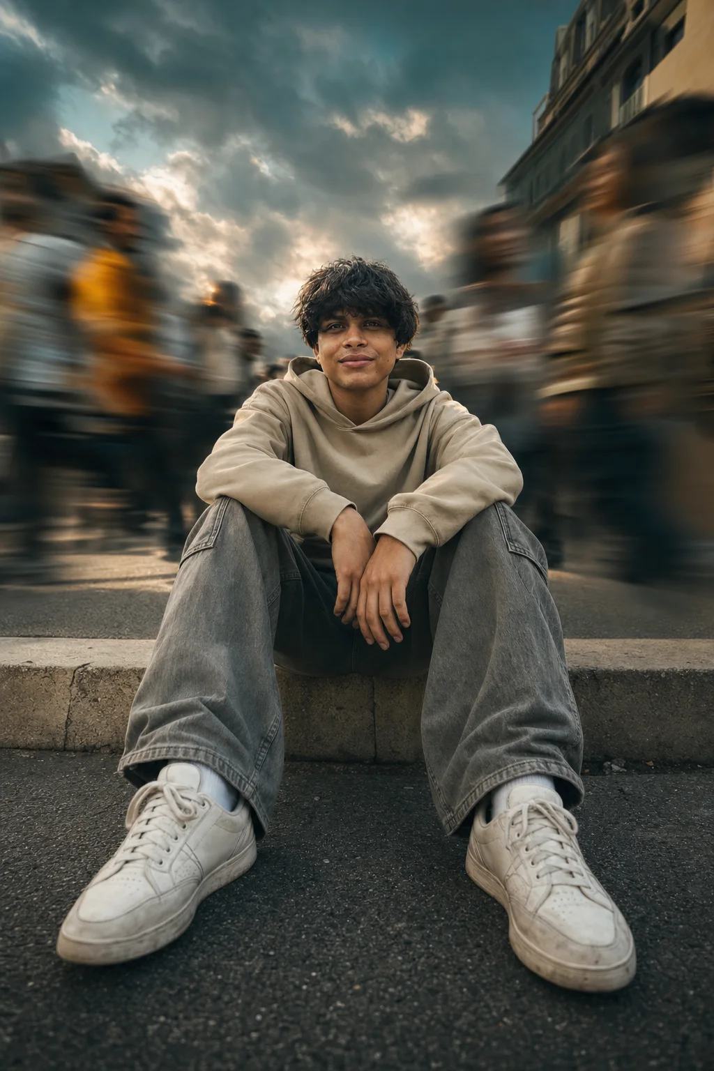 Gemini AI Cinematic Street Portrait Photo Editing Prompt — image 2