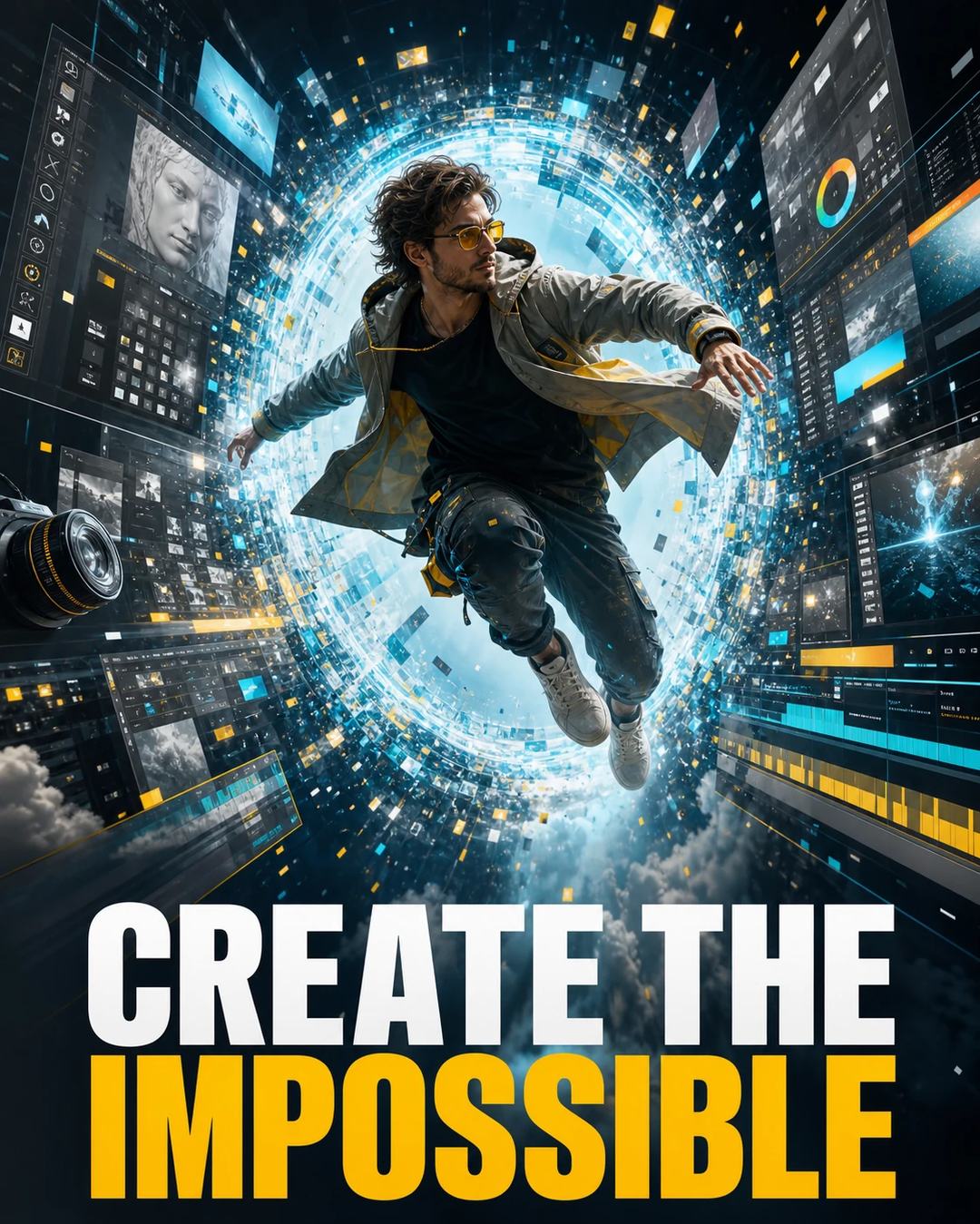 Create the Impossible Creative Tech Poster Prompt, image 4