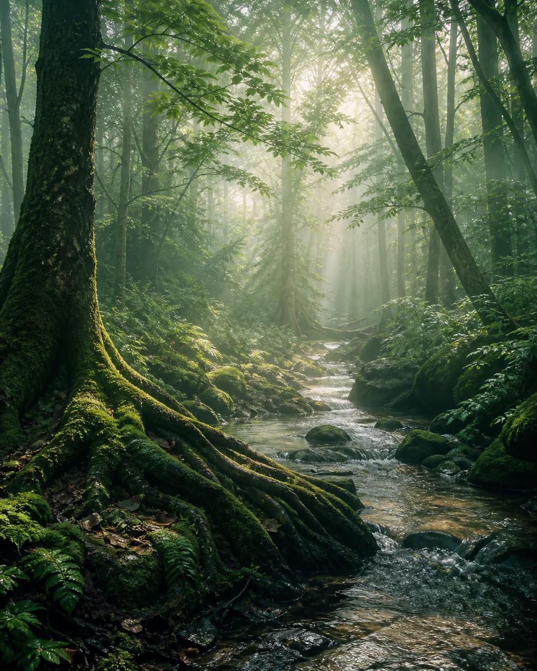 Cinematic Foggy Forest Color Grading Photo Prompt, image 2