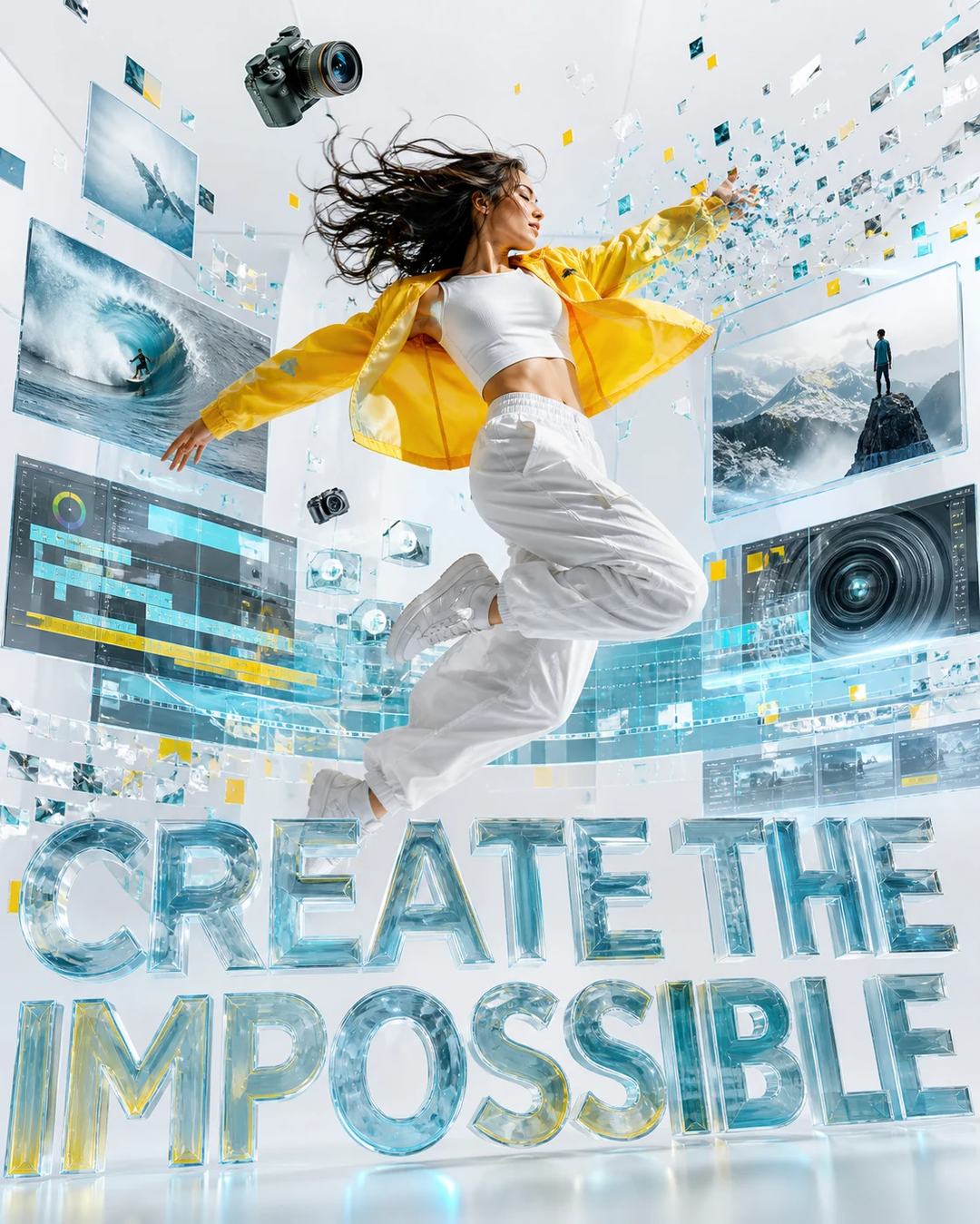 Create the Impossible Creative Tech Poster Prompt, image 3