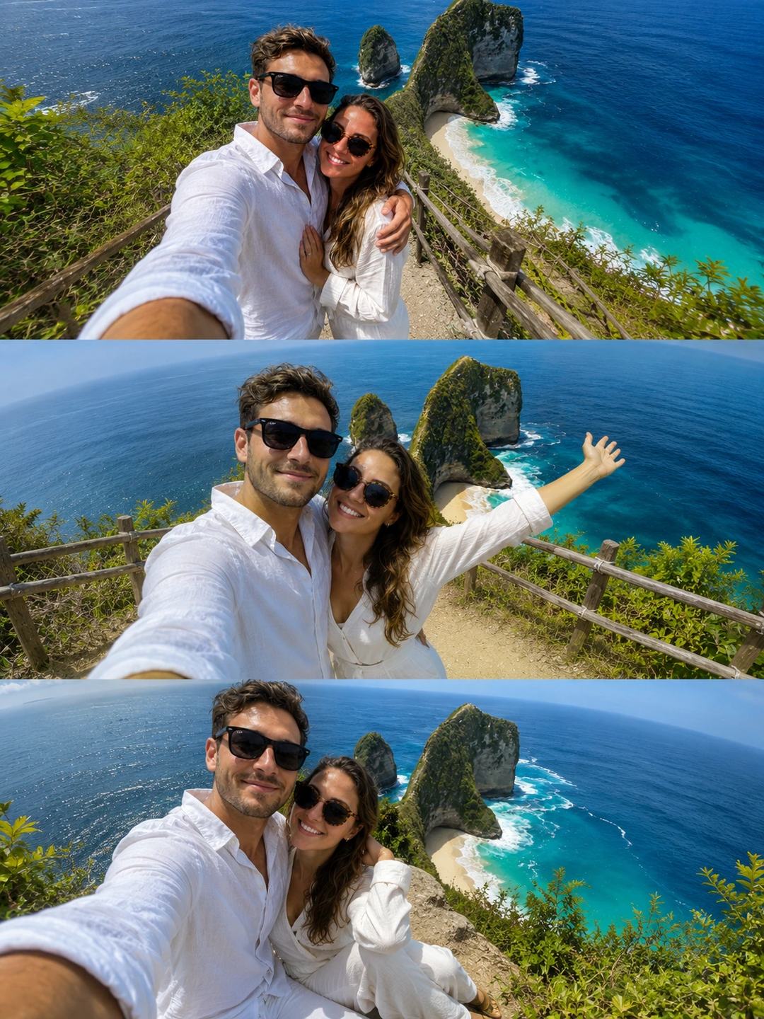 Cliff Selfie Couple – Gemini AI Photo Prompt — image 3