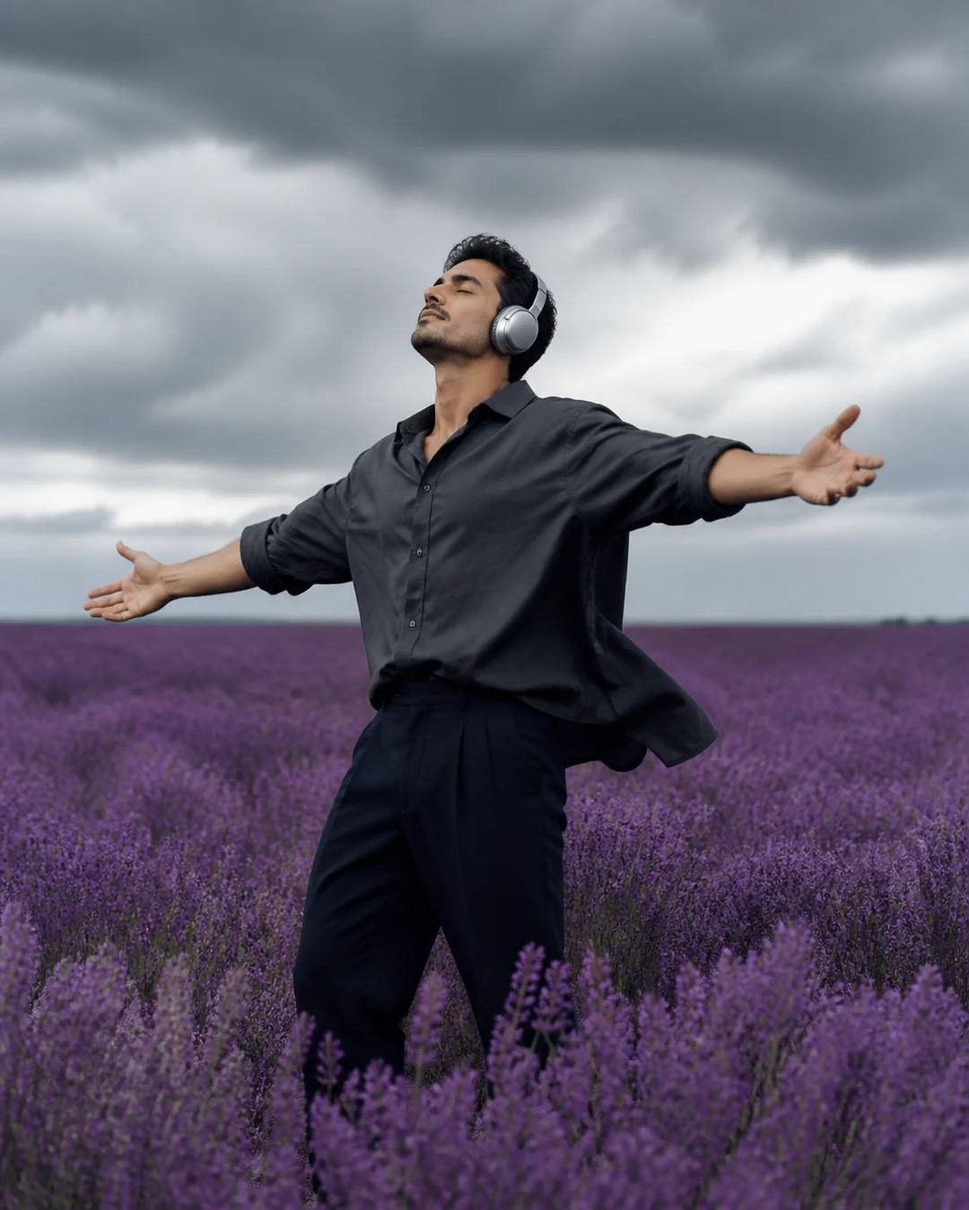 Endless Flower Field Custom Portrait Photo Prompt, image 2
