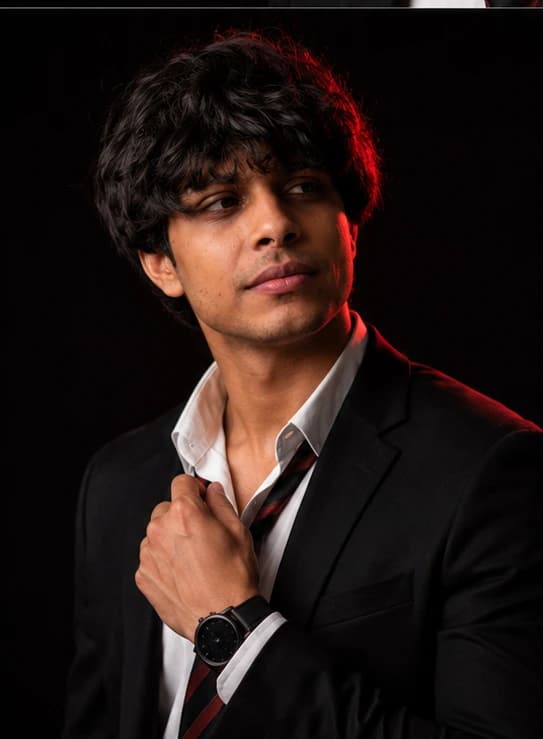 Black Blazer Studio Portrait – Gemini AI Photo Prompt — image 2