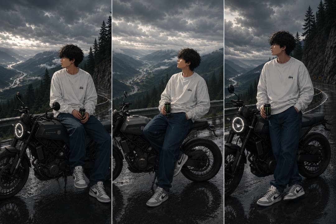 Bike Lifestyle Portrait – Gemini AI Photo Prompt — image 2