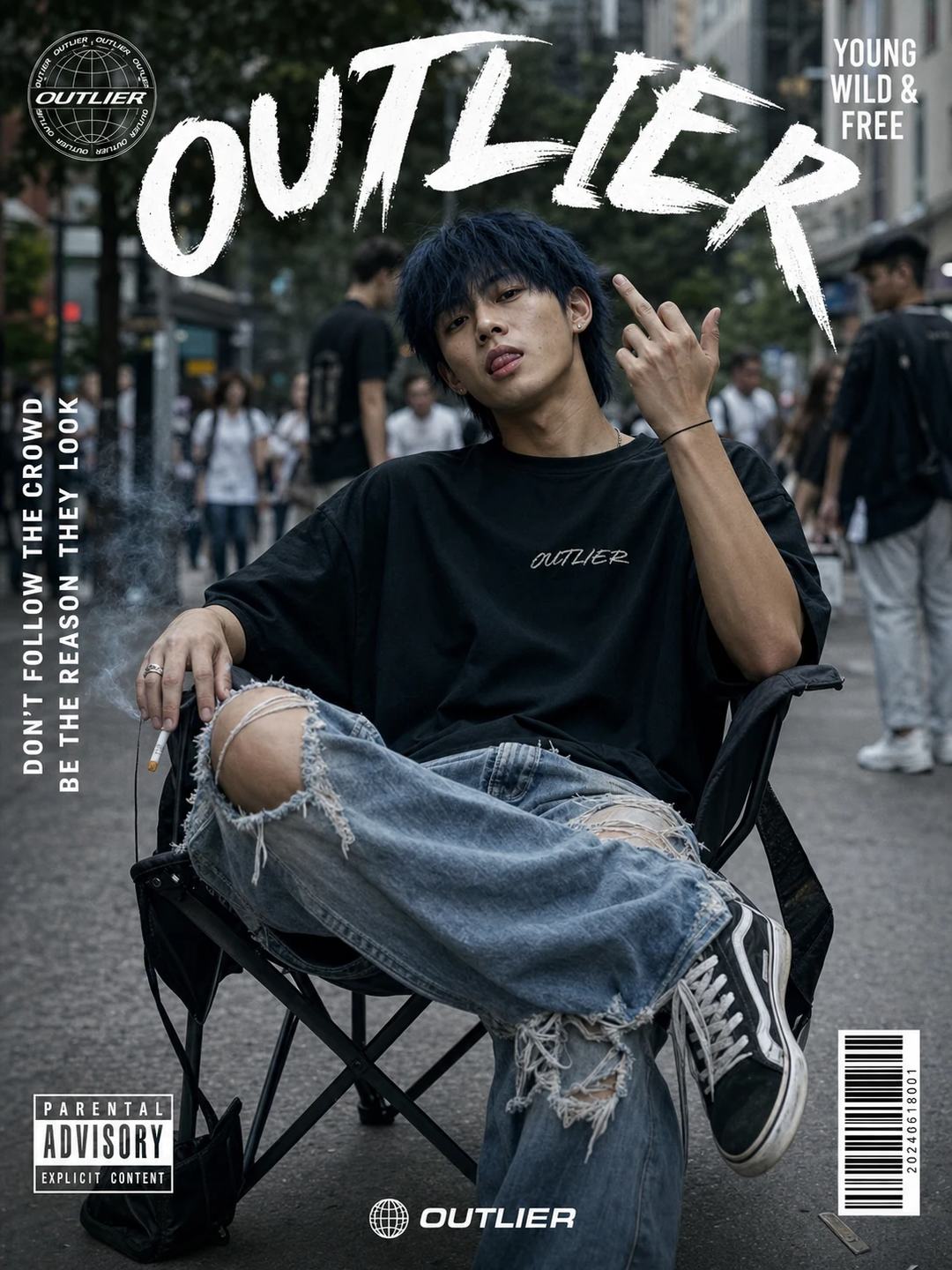 Hyper-Realistic Urban Streetwear Poster AI Prompt — image 3