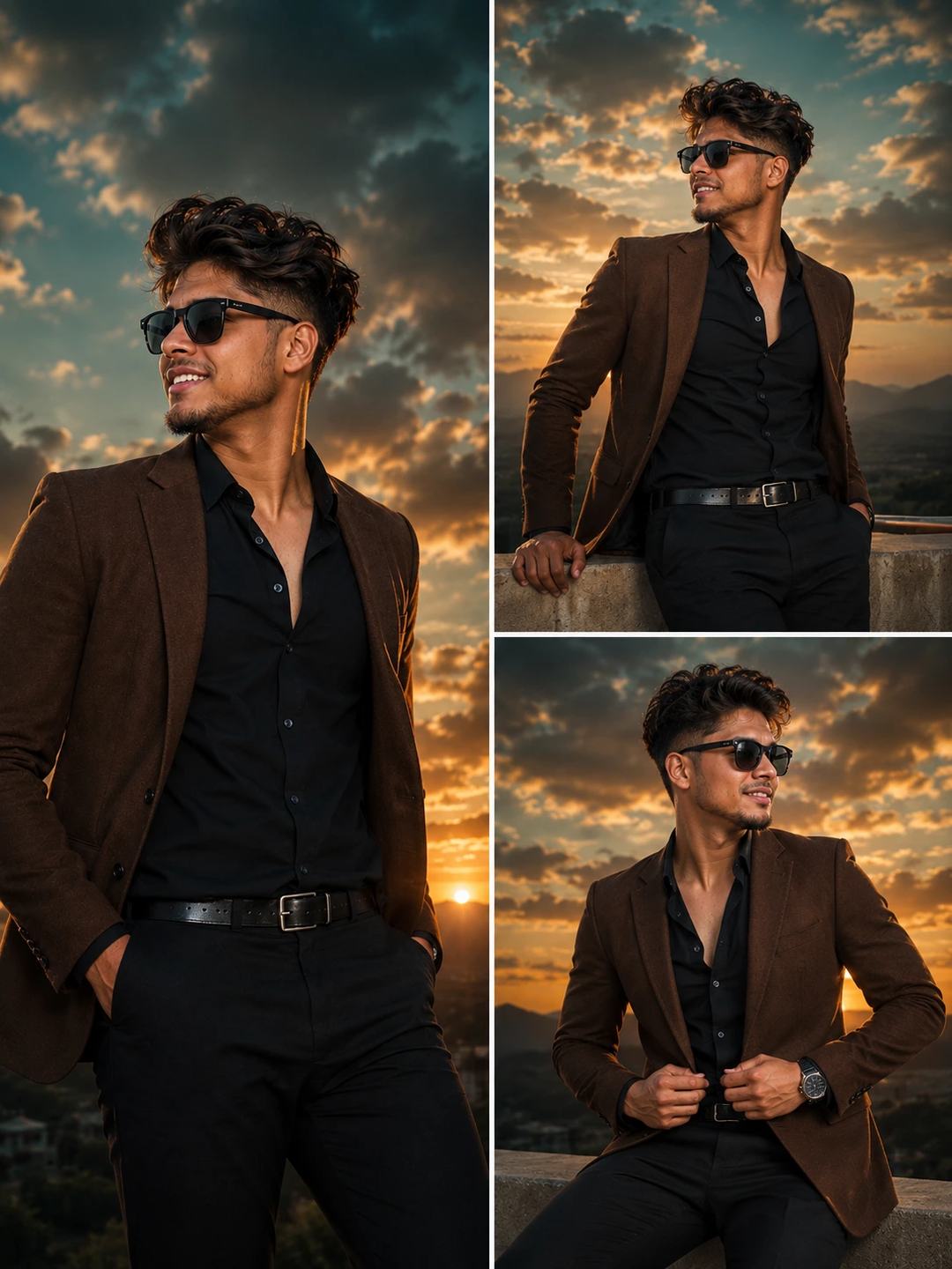 Golden Hour Blazer Portrait – Gemini AI Prompt — image 3