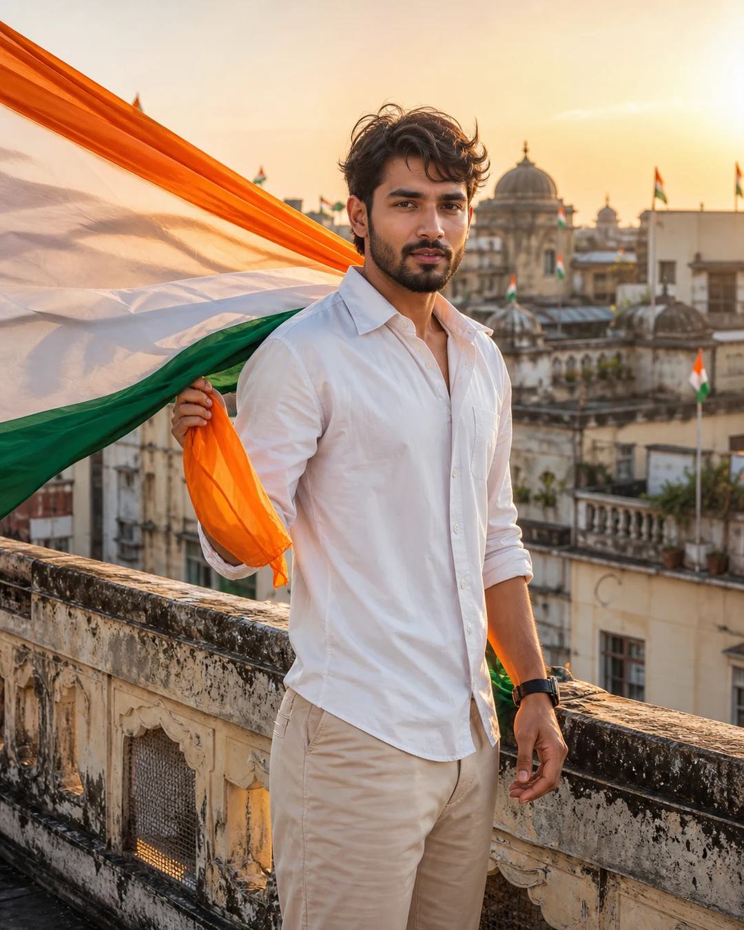 Rooftop Independence Day Editorial Photo Prompt, image 2