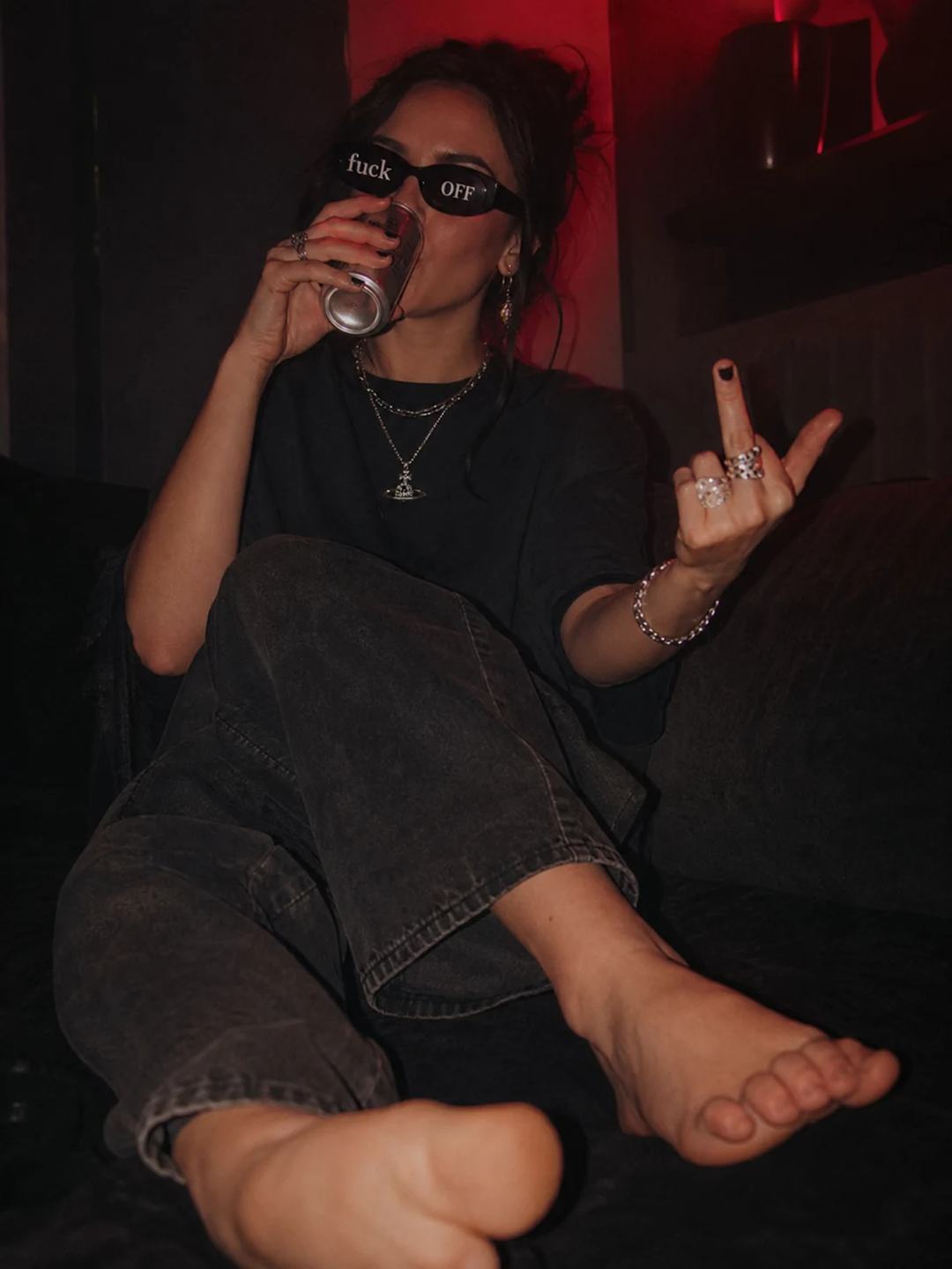 Red House Party Nightlife Editorial Portrait Prompt, image 3