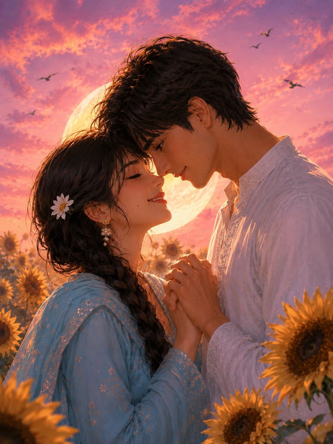 Anime Style Couple – Gemini AI Photo Prompt, image 4